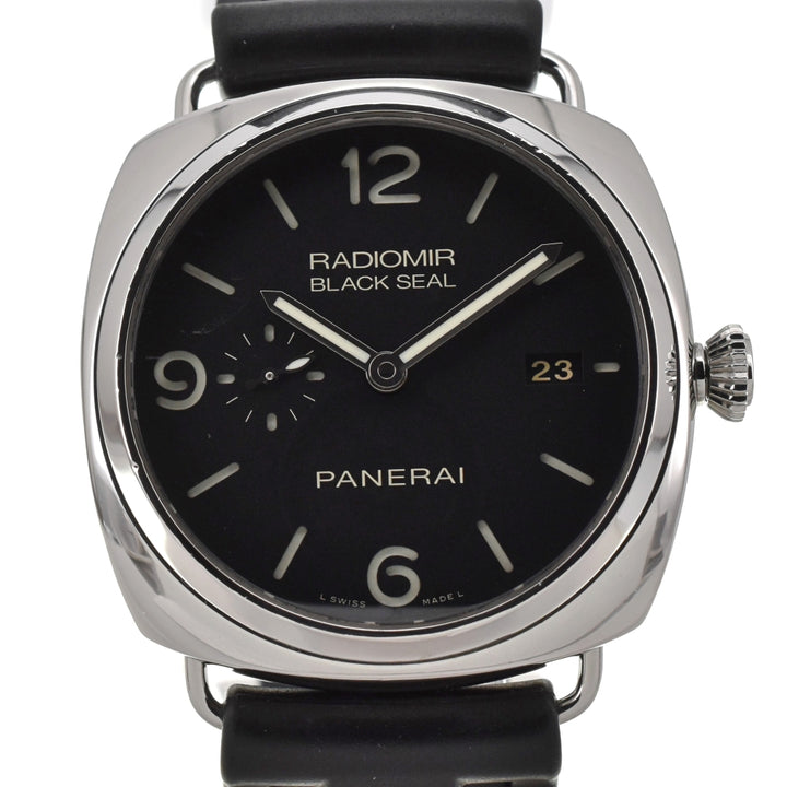 with paper PANERAI Radiomir Black Seal 3 Date PAM00388 black Dial Automatic Men's
 Watch A#138870