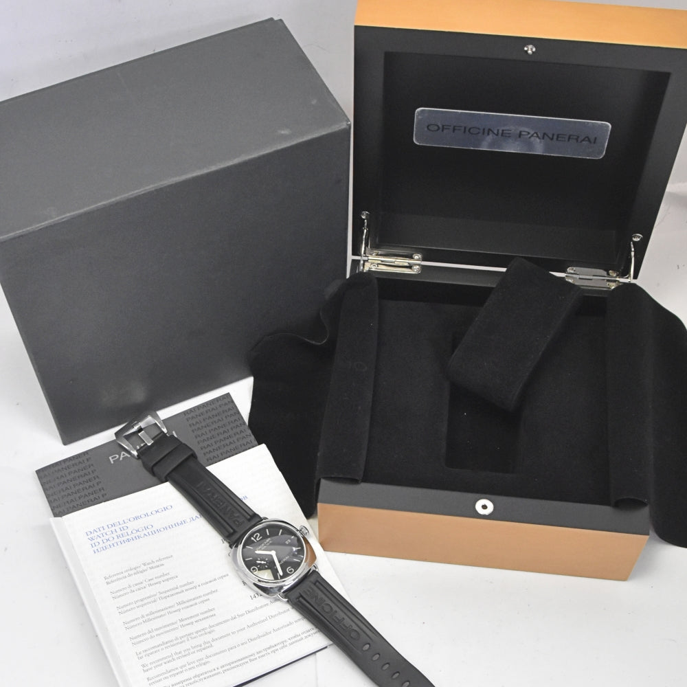 with paper PANERAI Radiomir Black Seal 3 Date PAM00388 black Dial Automatic Men's
 Watch A#138870