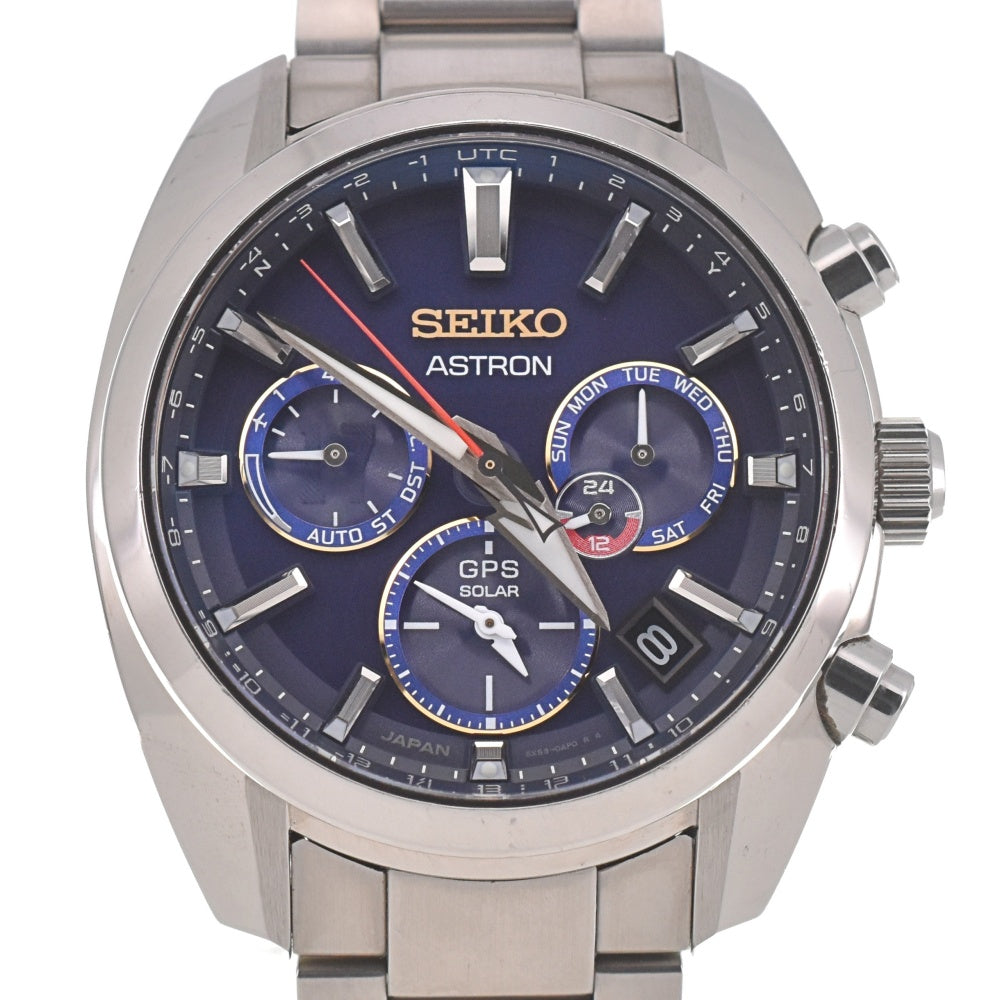 with paper SEIKO Astron 5X53-0BT0/SBXC115 Shohei Otani 2022 Limited Edition blue Dial GPS Solar Men's
 Watch B#138915