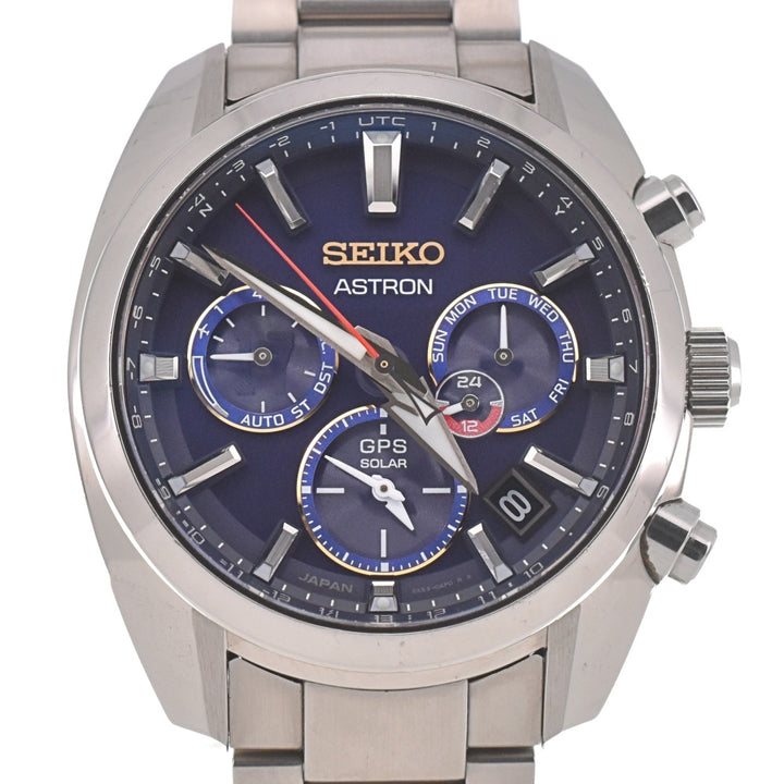 with paper SEIKO Astron 5X53-0BT0/SBXC115 Shohei Otani 2022 Limited Edition blue Dial GPS Solar Men's
 Watch B#138915