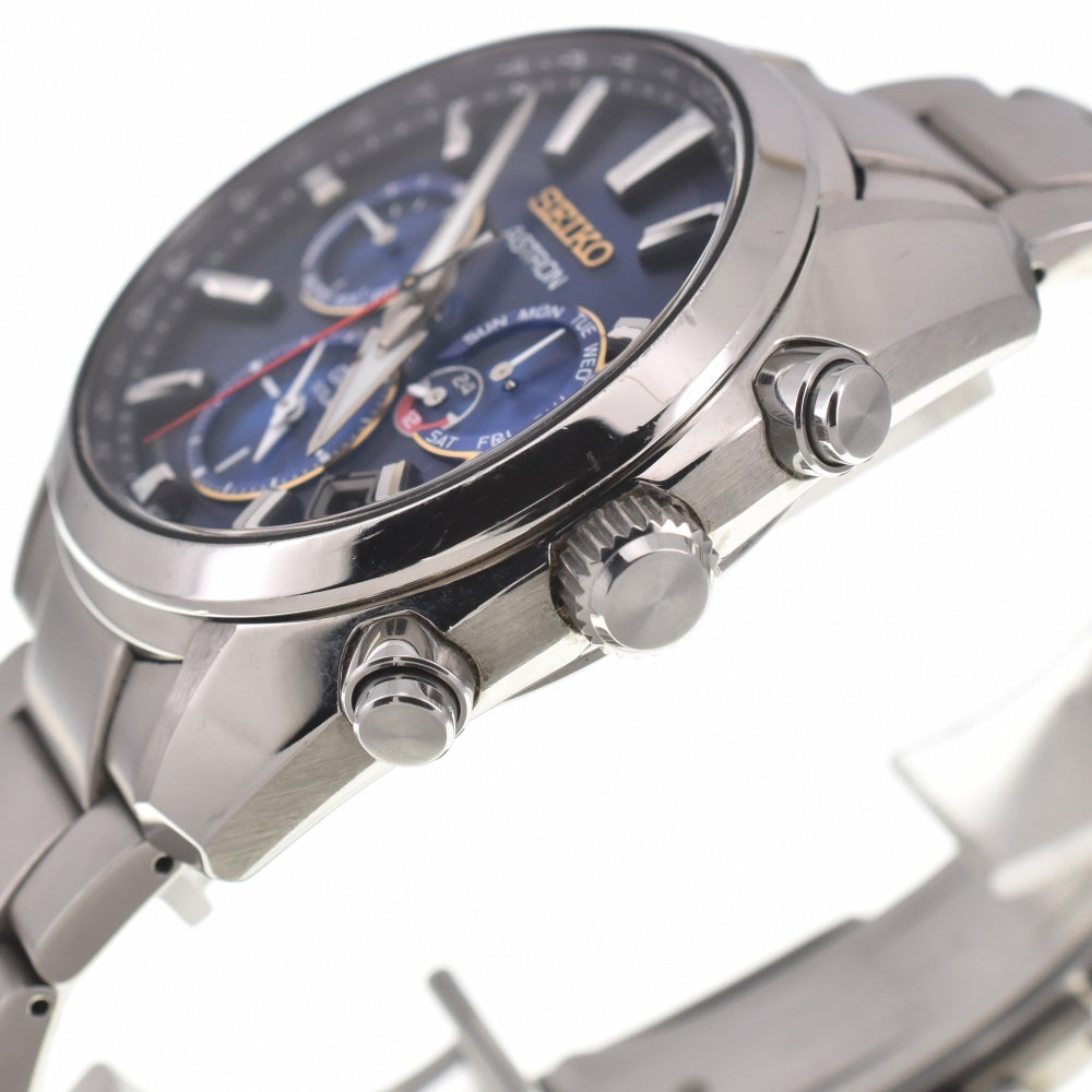 with paper SEIKO Astron 5X53-0BT0/SBXC115 Shohei Otani 2022 Limited Edition blue Dial GPS Solar Men's
 Watch B#138915