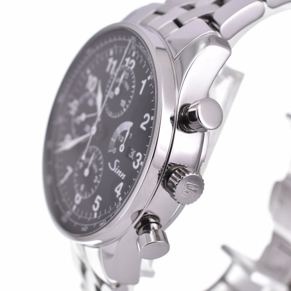 with paper Sinn Model 956 956 Chronograph Power Reserve Date black Dial Automatic Men's
 Watch C#138927