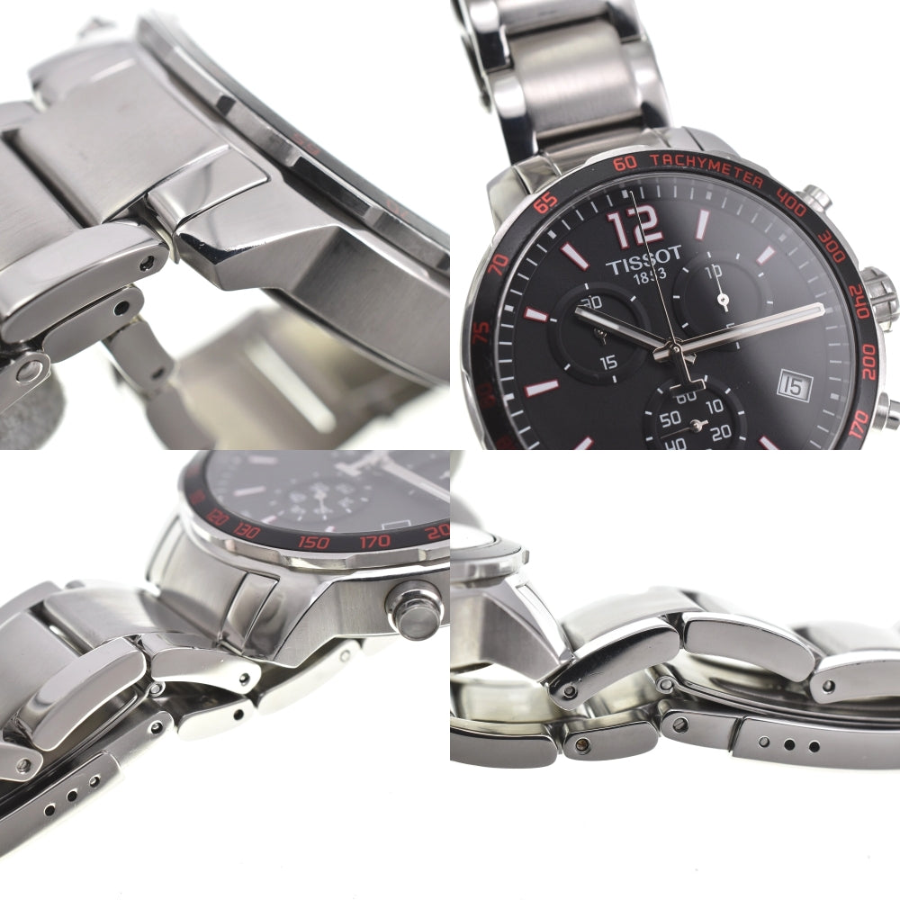 with paper TISSOT T-Sport T095.417.11.057.00 Chronograph Date gray Dial Quartz Men's
 Watch C#138928