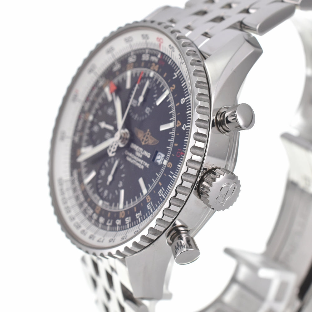 BREITLING Navitimer World A24322 Chronograph Date GMT black Dial Automatic Men's
 Watch C#138931