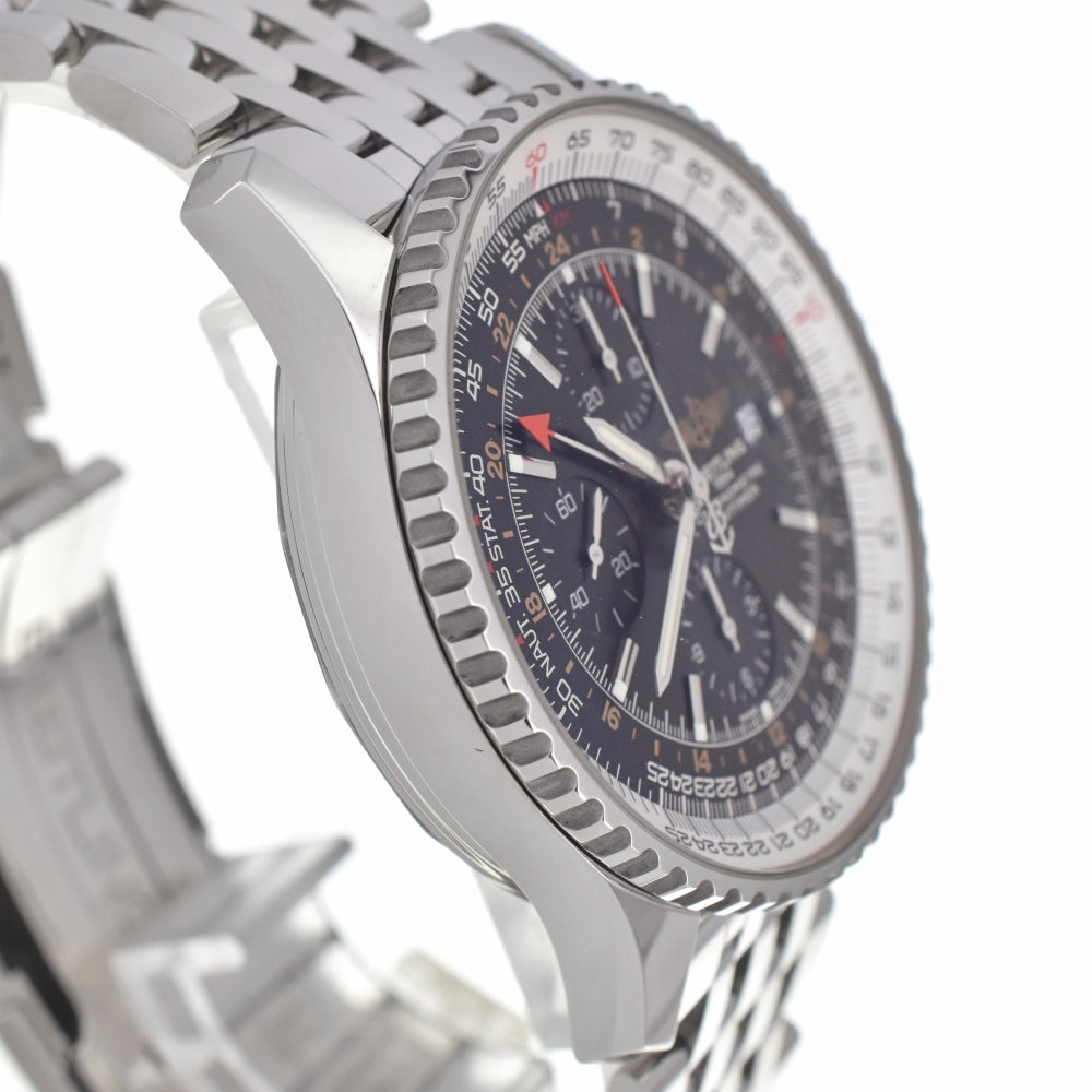 BREITLING Navitimer World A24322 Chronograph Date GMT black Dial Automatic Men's
 Watch C#138931