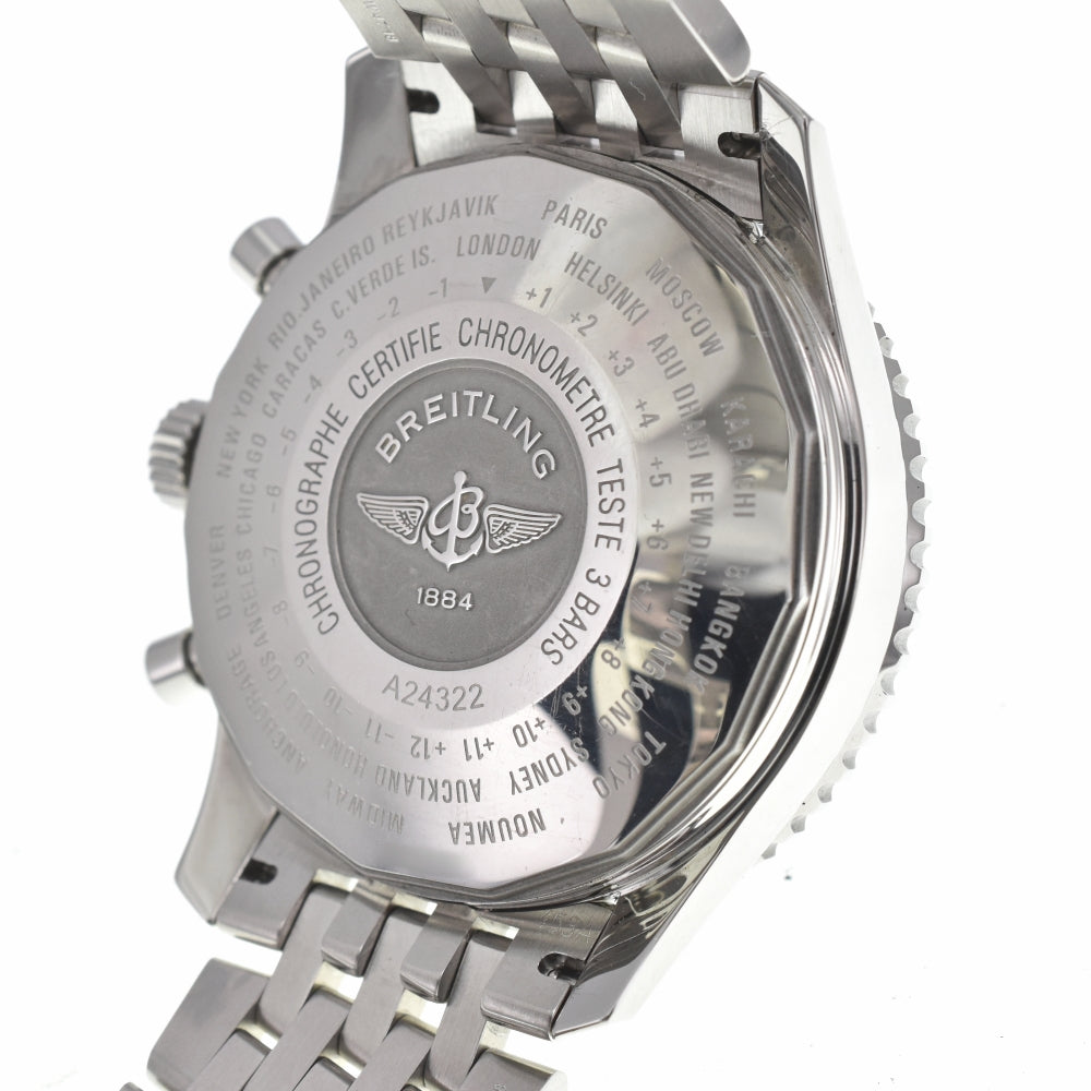 BREITLING Navitimer World A24322 Chronograph Date GMT black Dial Automatic Men's
 Watch C#138931