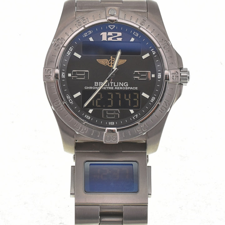 BREITLING Aerospace E79362 Alarm UTC black Dial Quartz Men's
 Watch C#138944