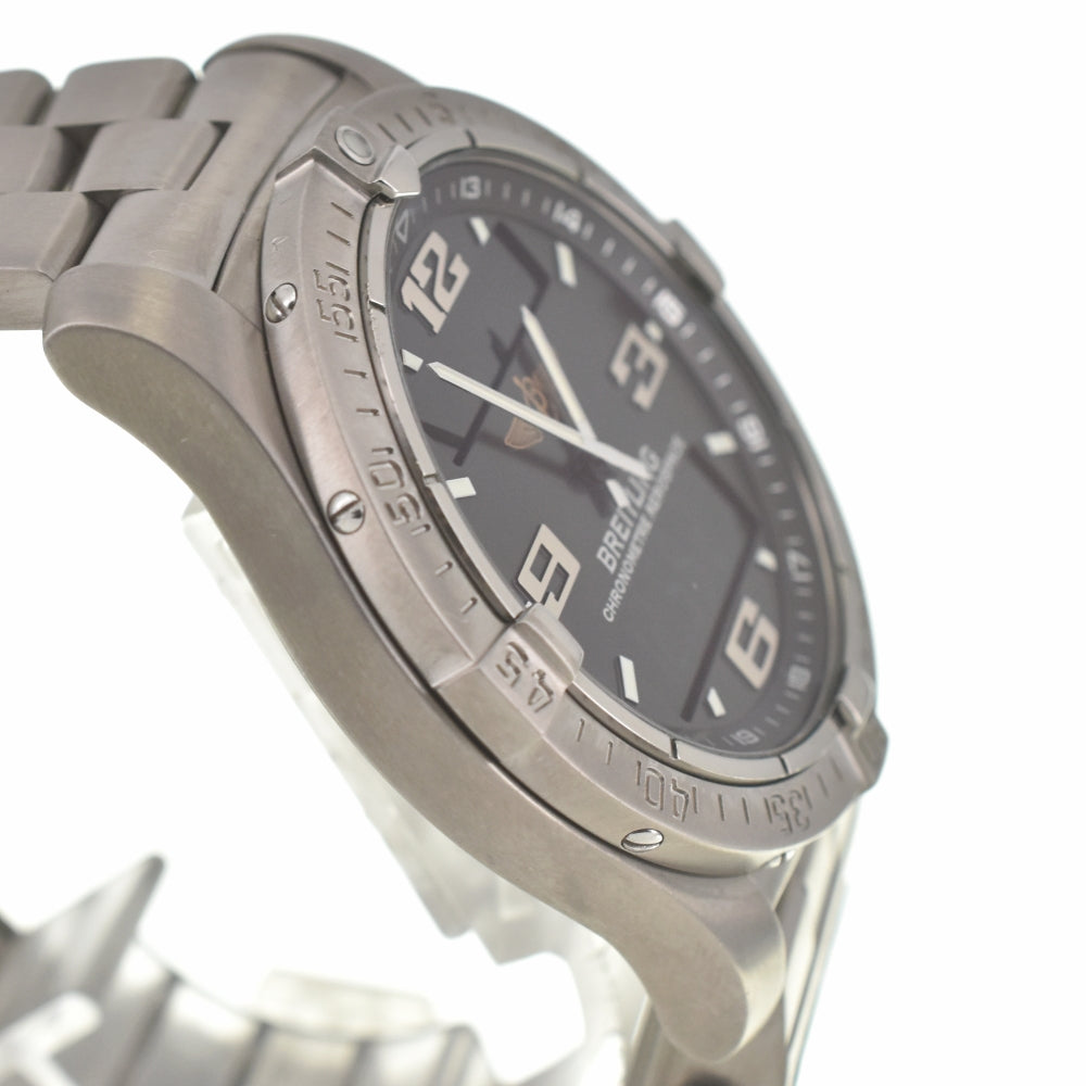 BREITLING Aerospace E79362 Alarm UTC black Dial Quartz Men's
 Watch C#138944