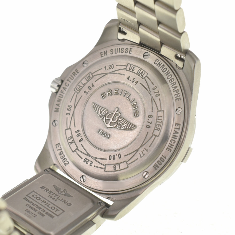 BREITLING Aerospace E79362 Alarm UTC black Dial Quartz Men's
 Watch C#138944