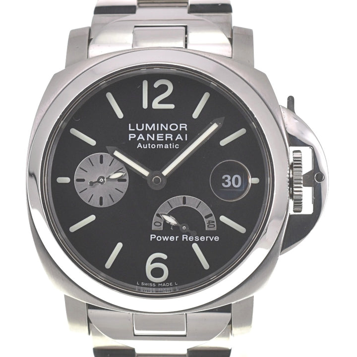 with paper PANERAI Luminor Power Reserve PAM00126 Small second date black Dial Automatic Men's
 Watch C#138954