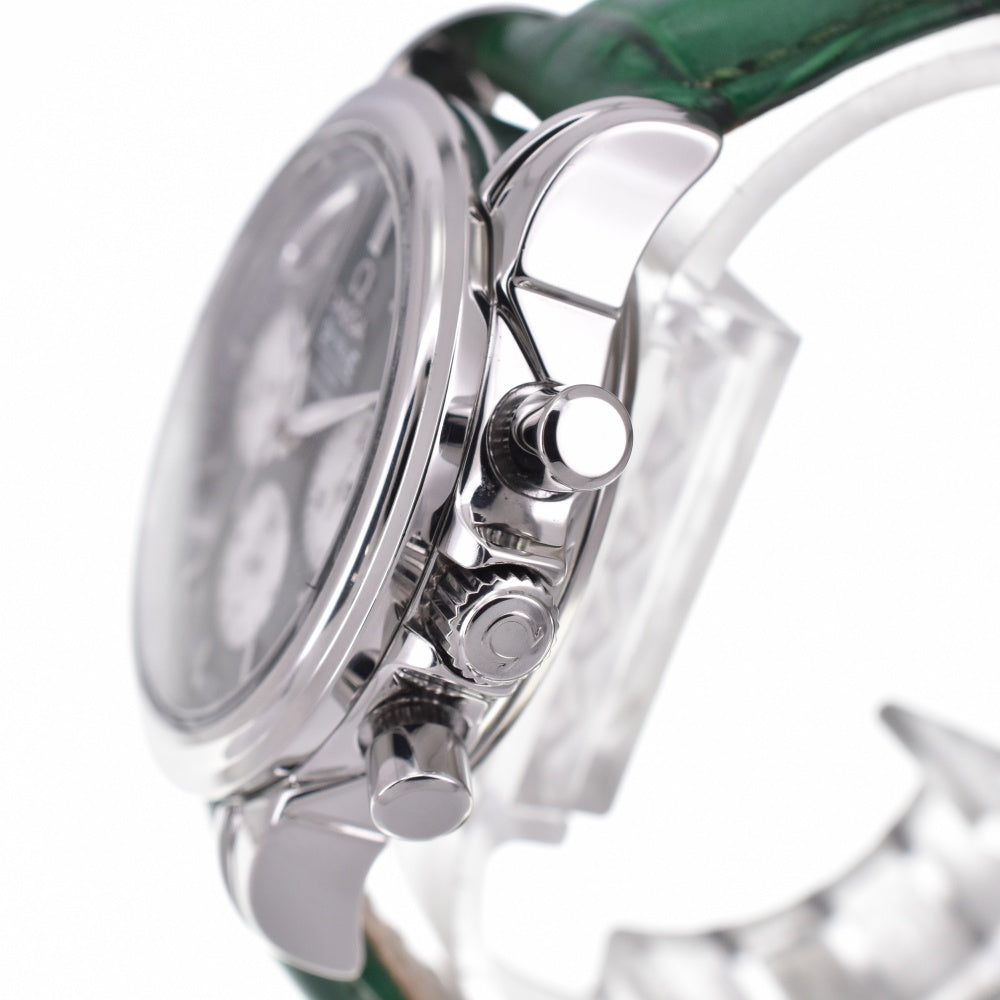 with paper OMEGA De Ville Coaxial 4878.90.39 Chronograph Date Green / white shell Dial Automatic Ladies
 Watch B#138956