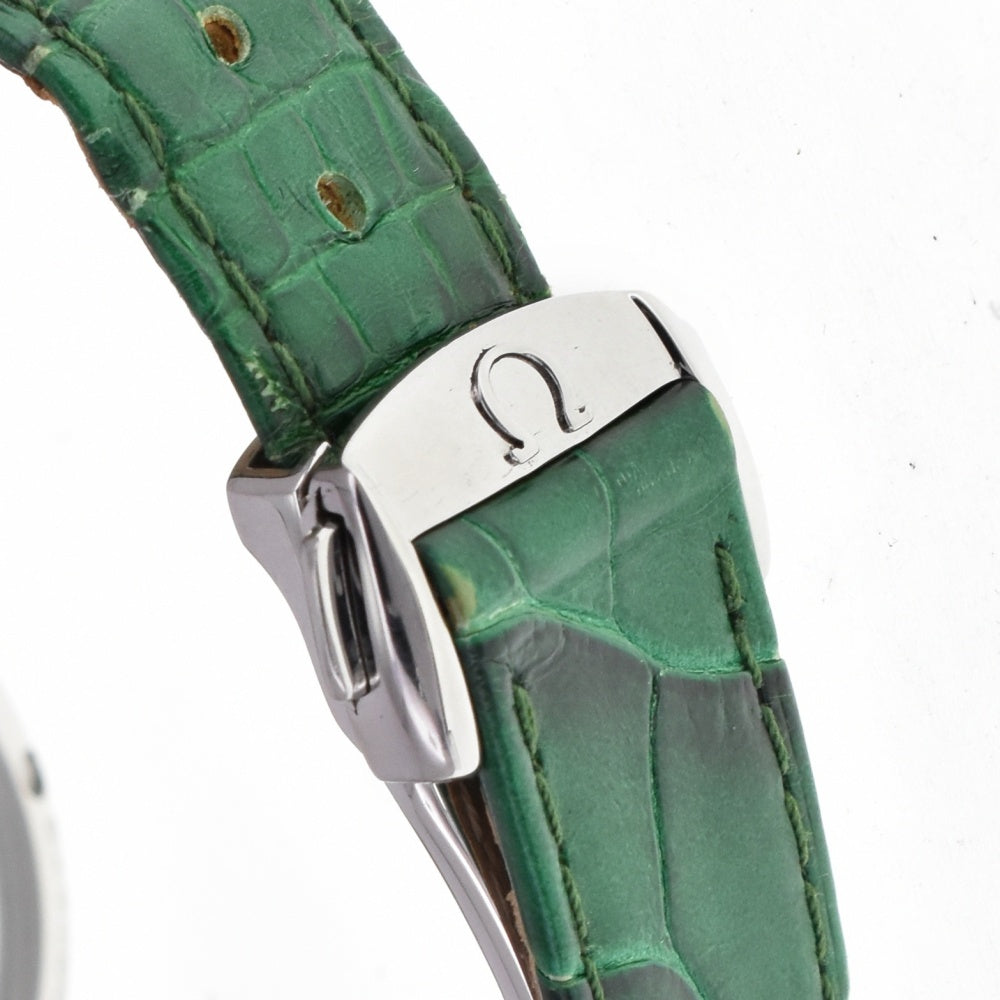 with paper OMEGA De Ville Coaxial 4878.90.39 Chronograph Date Green / white shell Dial Automatic Ladies
 Watch B#138956