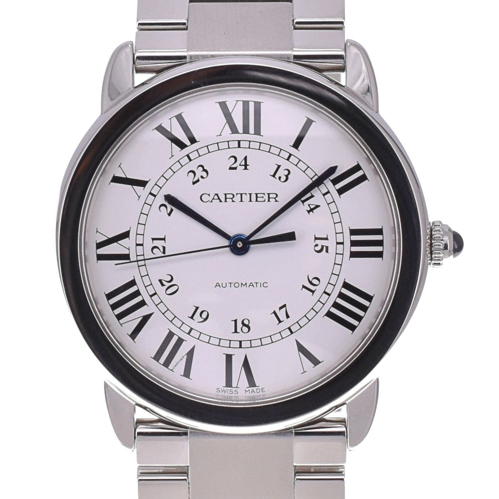 with paper CARTIER Ronde Solo de Cartier MM WSRN0012 Silver Dial Automatic Unisex
 Watch C#138991