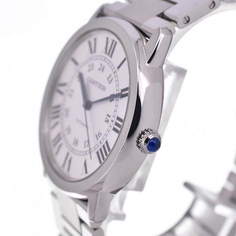 with paper CARTIER Ronde Solo de Cartier MM WSRN0012 Silver Dial Automatic Unisex
 Watch C#138991