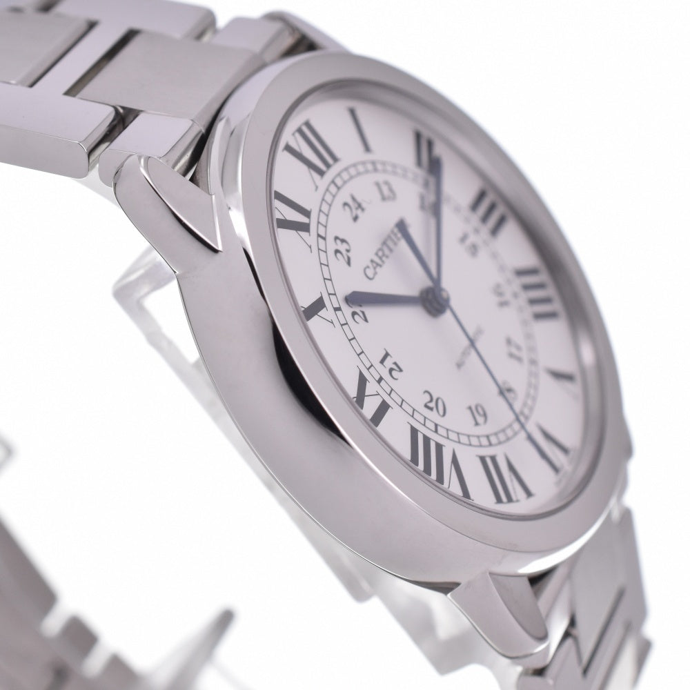 with paper CARTIER Ronde Solo de Cartier MM WSRN0012 Silver Dial Automatic Unisex
 Watch C#138991