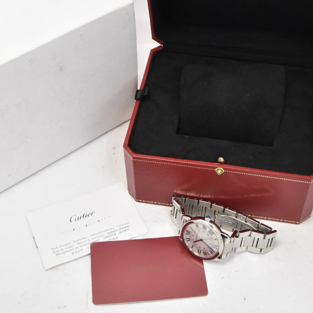 with paper CARTIER Ronde Solo de Cartier MM WSRN0012 Silver Dial Automatic Unisex
 Watch C#138991