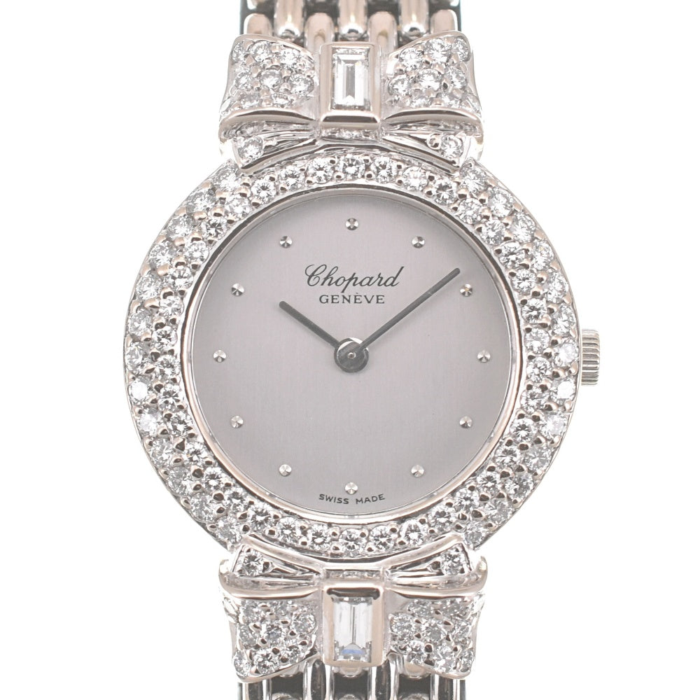 Chopard Classic 899 1 K18WG / Diamond Silver Dial Quartz Ladies
 Watch K#139031