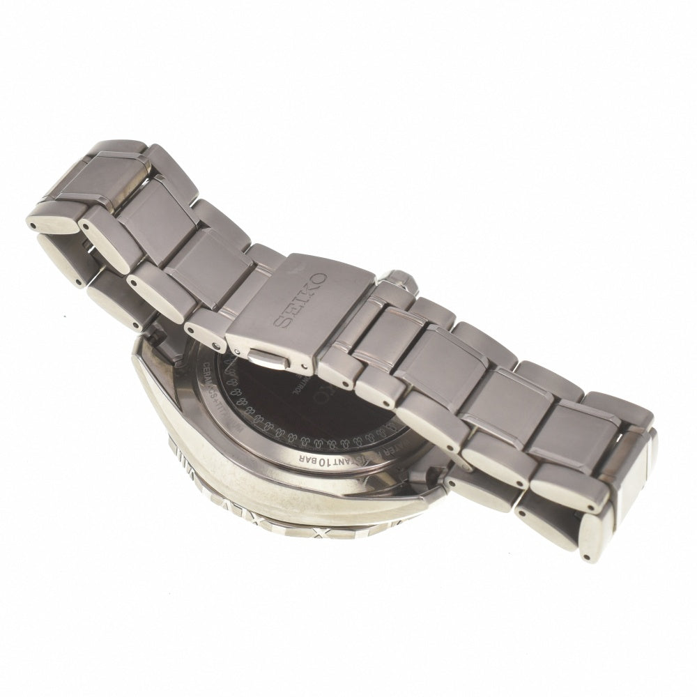 SEIKO Brights SAGA188 World Time 45th Anniversary Model Brown Dial Radio Sync Solar Men's
 Watch K#139043