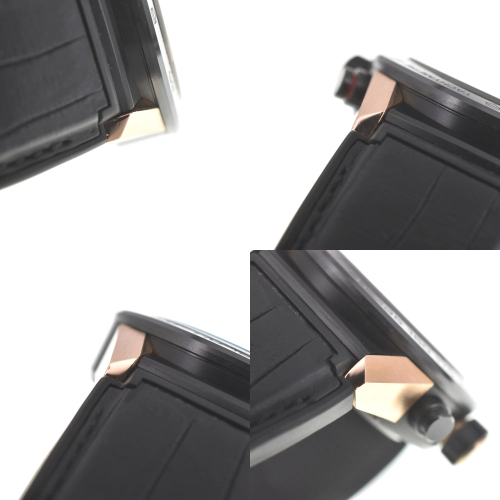 with paper TAG HEUER Carrera CAR2A5A.FT6044 Titanium/K18PG/Ceramic Black (skeleton) Dial Automatic Men's
 Watch C#139052