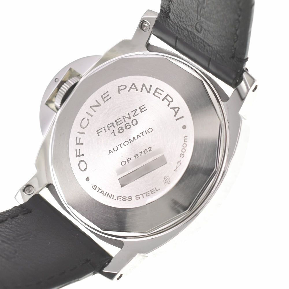 with paper PANERAI Luminor PAM00090 Power reserve Small second date black Dial Automatic Men's
 Watch G#139056