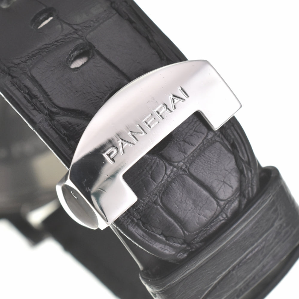 with paper PANERAI Luminor PAM00090 Power reserve Small second date black Dial Automatic Men's
 Watch G#139056