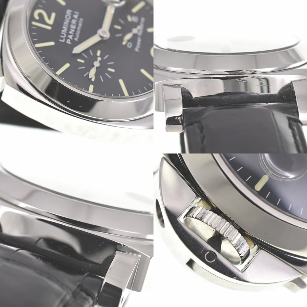 with paper PANERAI Luminor PAM00090 Power reserve Small second date black Dial Automatic Men's
 Watch G#139056