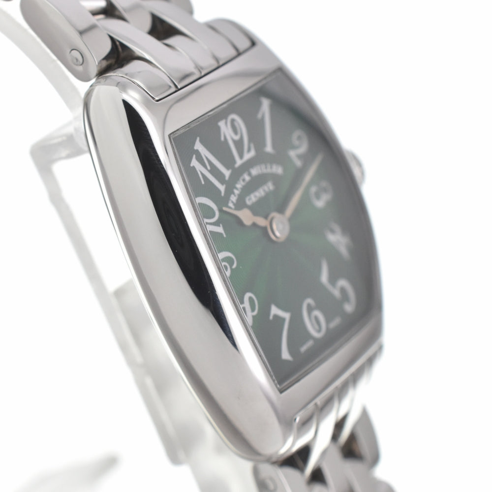 with paper FRANCK MULLER Tono Carbex Intermidier 2251QZ green Dial Quartz Ladies
 Watch D#139061