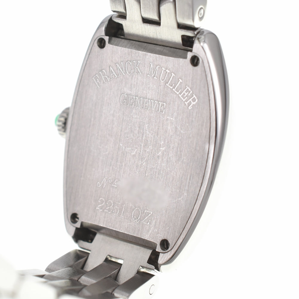 with paper FRANCK MULLER Tono Carbex Intermidier 2251QZ green Dial Quartz Ladies
 Watch D#139061