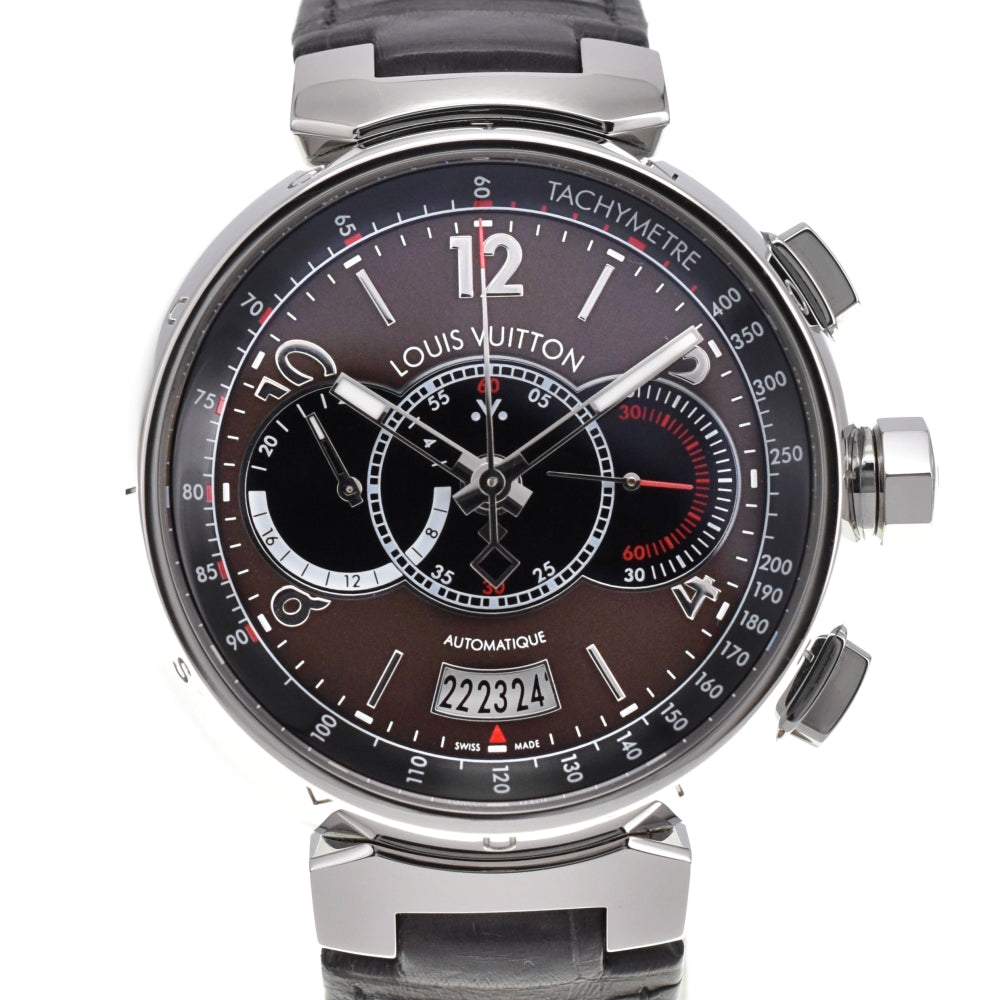 LOUIS VUITTON Tambour Q102A Limited to 688 pieces worldwide, chronograph Brown Dial Automatic Men's
 Watch G#139062