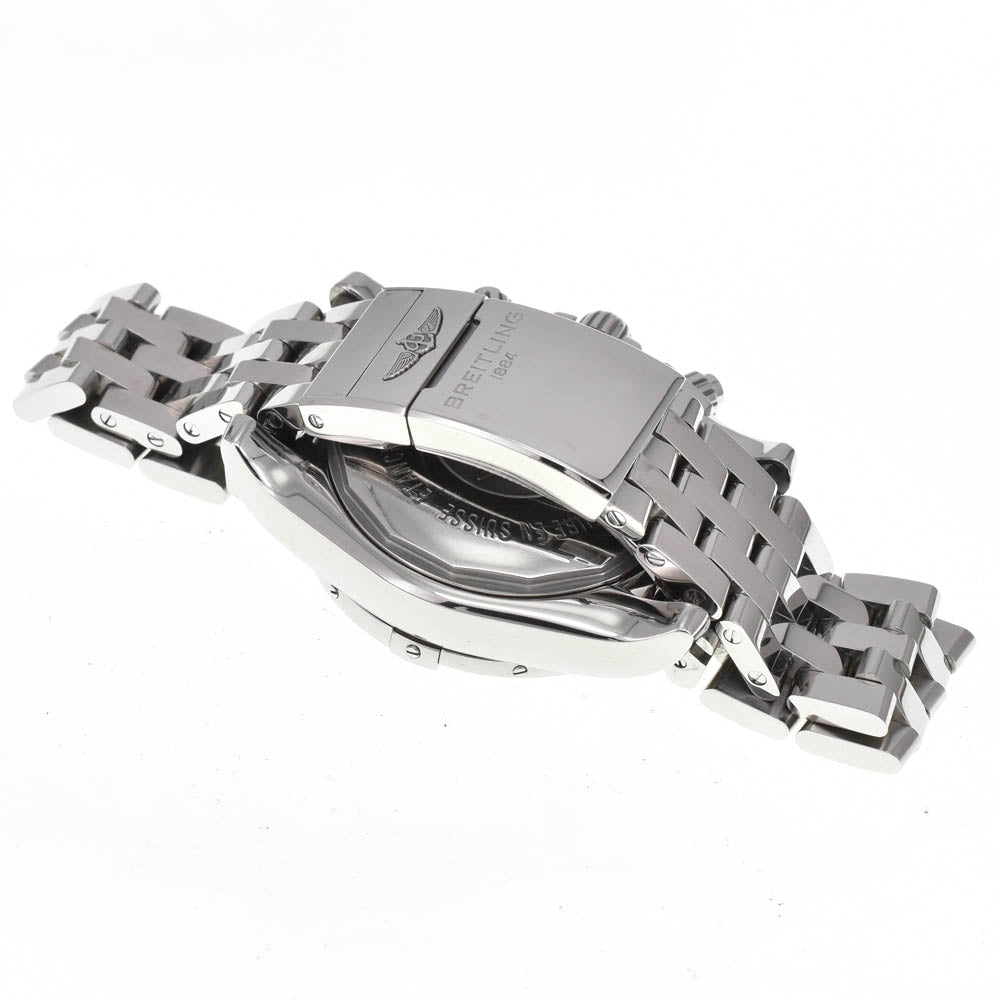 with paper BREITLING Chronomat 44 JSP Roman index AB0115 blue Dial Automatic Men's
 Watch D#139063