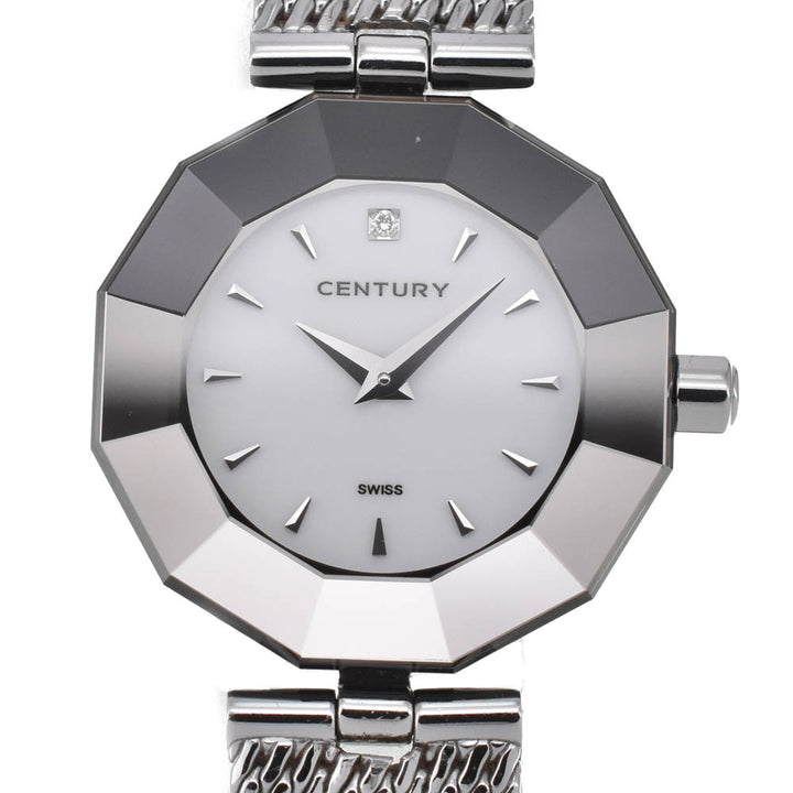 with paper CENTURY Time gem 606.7.Ｓ.551.11.SM 1P diamond white Dial Quartz Ladies
 Watch C#139080