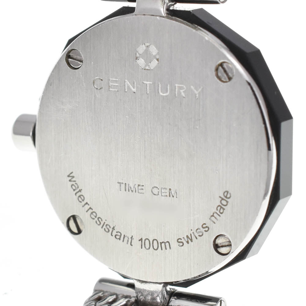 with paper CENTURY Time gem 606.7.Ｓ.551.11.SM 1P diamond white Dial Quartz Ladies
 Watch C#139080