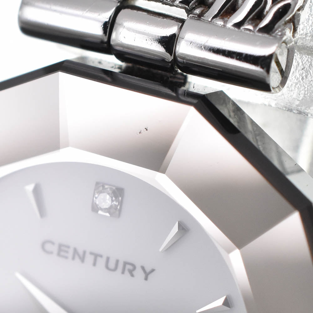 with paper CENTURY Time gem 606.7.Ｓ.551.11.SM 1P diamond white Dial Quartz Ladies
 Watch C#139080