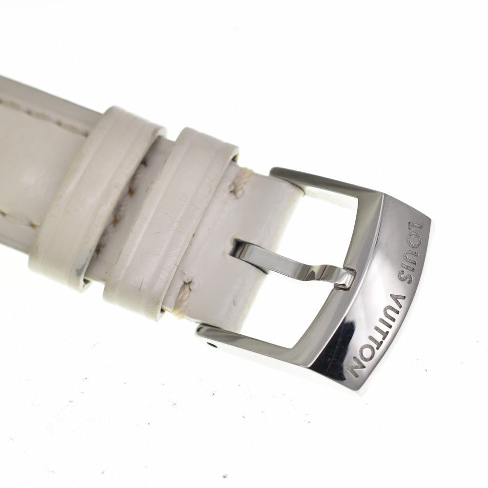 LOUIS VUITTON Tambourg Date Q1211 Brown Dial Quartz Ladies
 Watch D#139098