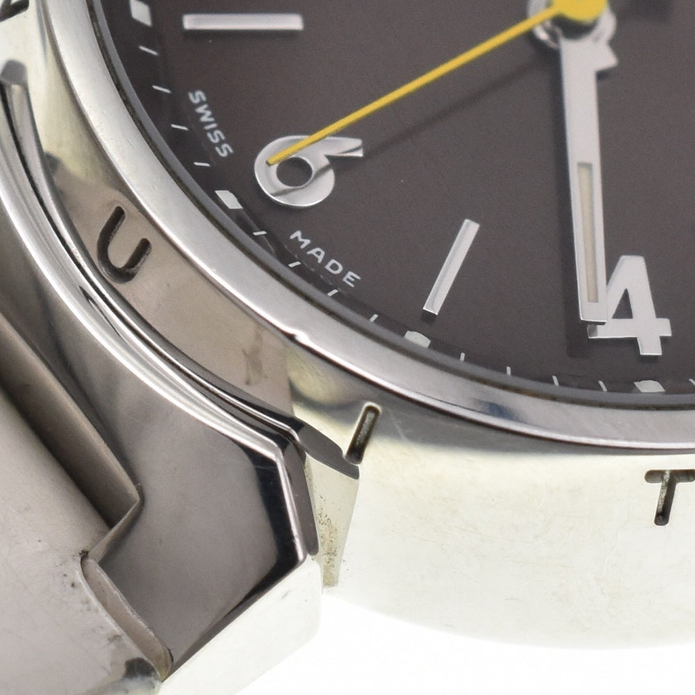 LOUIS VUITTON Tambourg Date Q1211 Brown Dial Quartz Ladies
 Watch D#139098