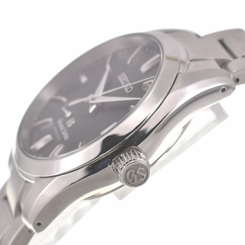 SEIKO Grand Seiko SBGA085/9R65-0BH0 Power reserve date black Dial Spring drive Men's
 Watch I#139100
