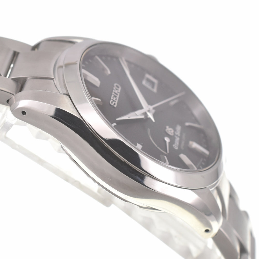 SEIKO Grand Seiko SBGA085/9R65-0BH0 Power reserve date black Dial Spring drive Men's
 Watch I#139100