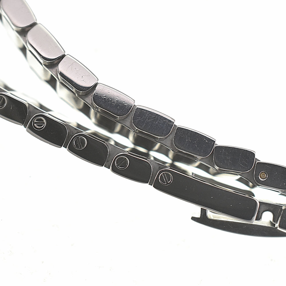 LOUIS VUITTON Tambour bijou Q151G diamond gray Dial Quartz Ladies
 Watch D#139114