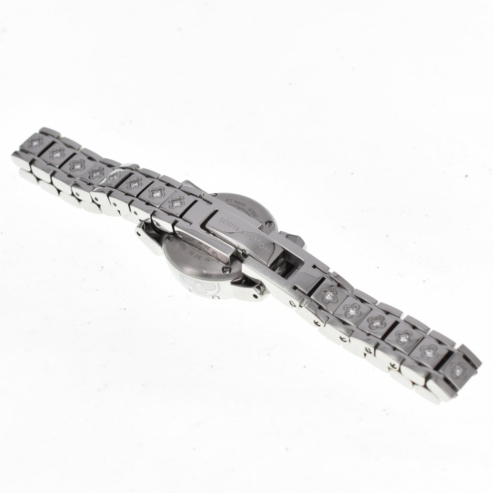 LOUIS VUITTON Tambour Viju Q151C Diamond in Bracelet White shell (monogram) Dial Quartz Ladies
 Watch D#139119