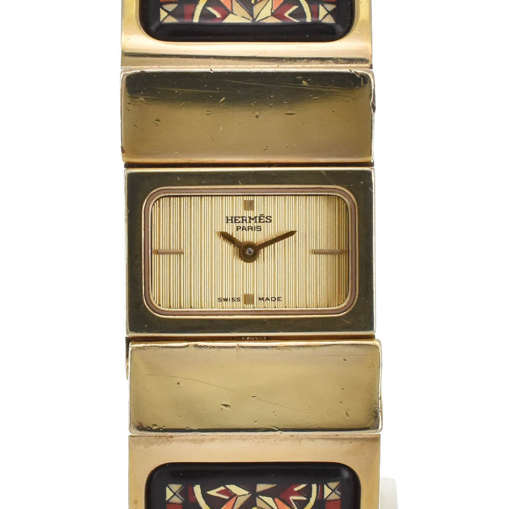 HERMES Loquet L01.201 buckle gold Dial Quartz Ladies
 Watch C#139125