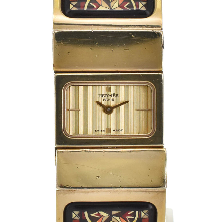 HERMES Loquet L01.201 buckle gold Dial Quartz Ladies
 Watch C#139125