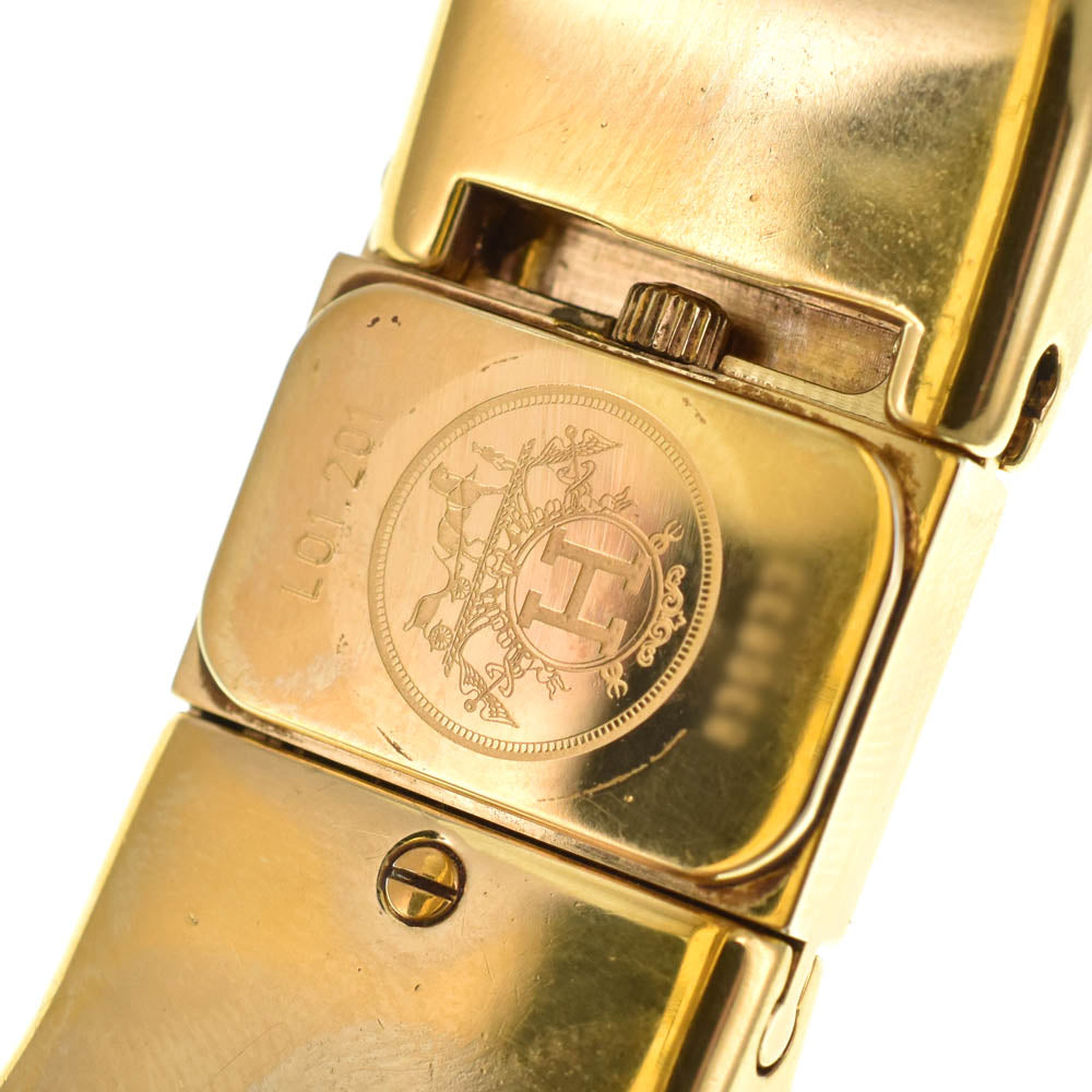 HERMES Loquet L01.201 buckle gold Dial Quartz Ladies
 Watch C#139125