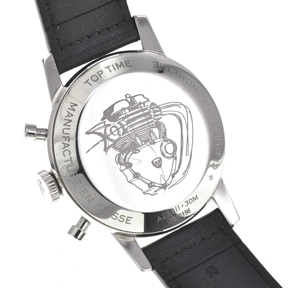 with paper BREITLING top time triumph A23311 Ice blue Dial Automatic Men's
 Watch C#139129