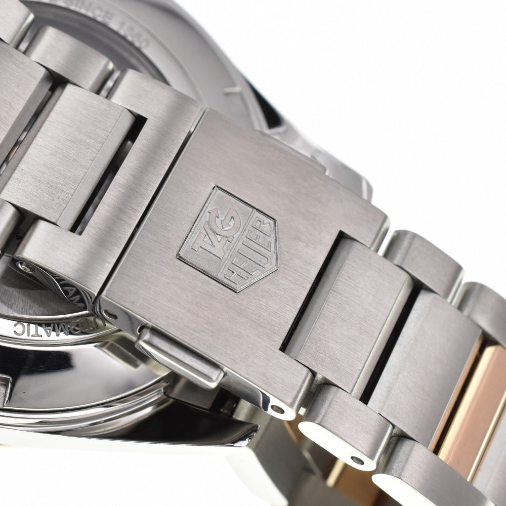 TAG HEUER Carrera Caliber 5 WAR215D.BD0784 Date Stainless Steel/RG Silver Dial Automatic Men's
 Watch D#139141