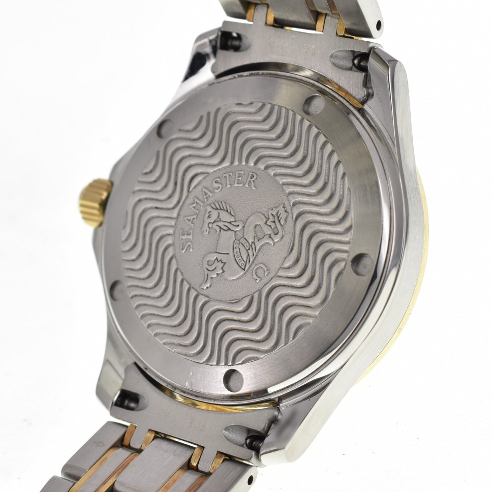 OMEGA Seamaster 120M 268.1501 Stainless Steel/K18YG Diamond Bezel gold Dial Automatic Men's
 Watch D#139142