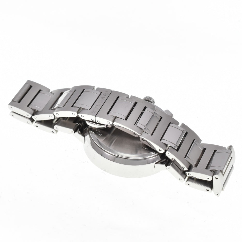 with paper BVLGARI Bulgari Bulgari BB38SSCH Chronograph Date black Dial Automatic Men's
 Watch D#139143