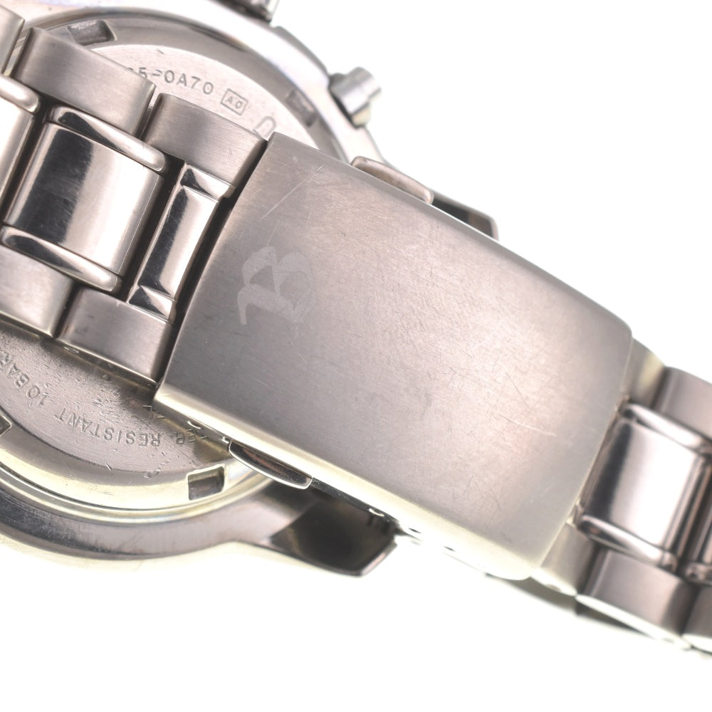 SEIKO Brightz Kinetic GMT SAGD003/5Ｍ65-0A70 Titanium Limited Edition black Dial Auto quartz Men's
 Watch I#139149