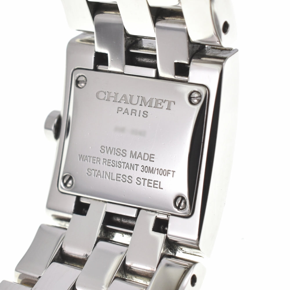 Chaumet Kesis W19635-35A diamond Pink shell Dial Quartz Ladies
 Watch D#139155