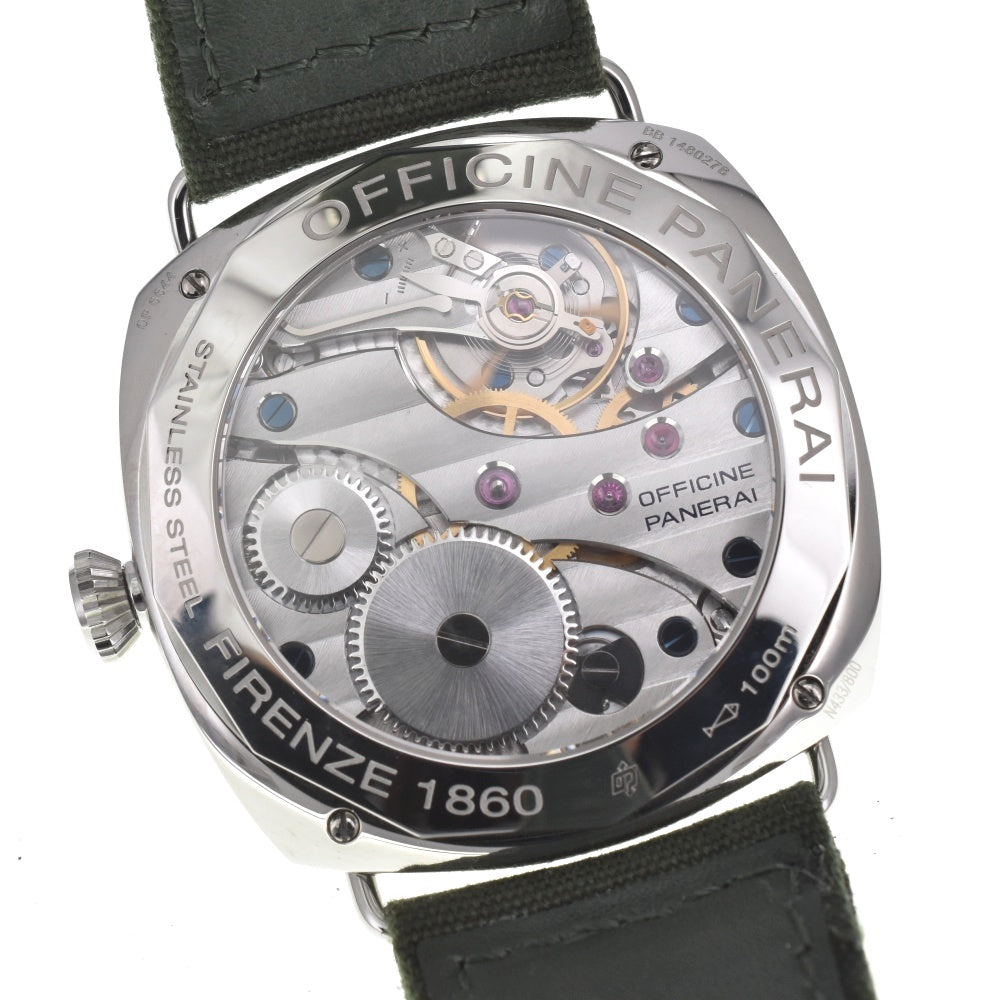 with paper PANERAI Radio meal black seal PAM00183 black Dial Hand Winding Men's
 Watch C#139159