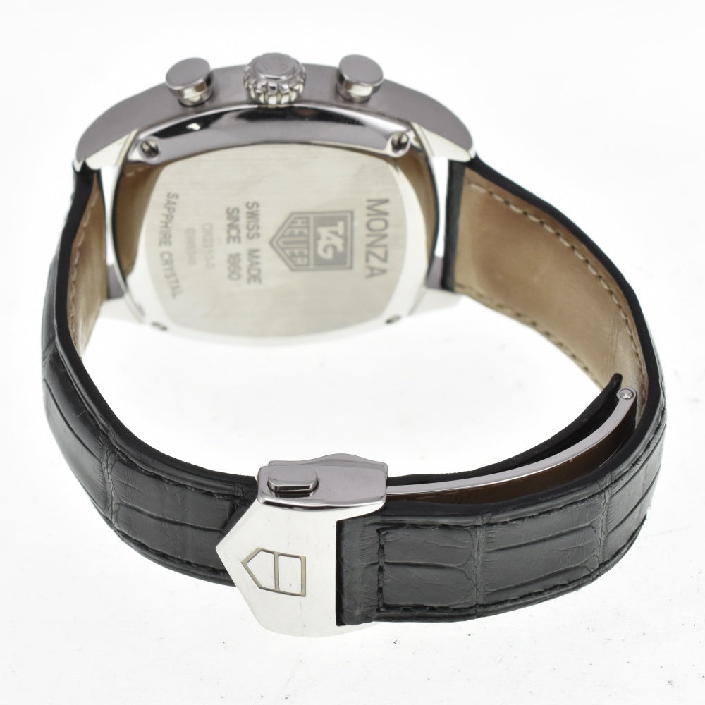 TAG HEUER Monza CR2113 Chronograph Date black Dial Automatic Men's
 Watch C#139162
